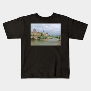 Crossing the Seine Kids T-Shirt